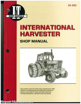 INTERNATIONAL 1586 TRACTOR SERVICE MANUAL PARTS CATALOG CHASSIS ENGINE OVHL SET 