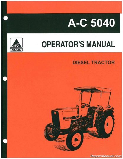 Allis-Chalmers 5040 6 Speed 9 Speed Trans Operators Manual