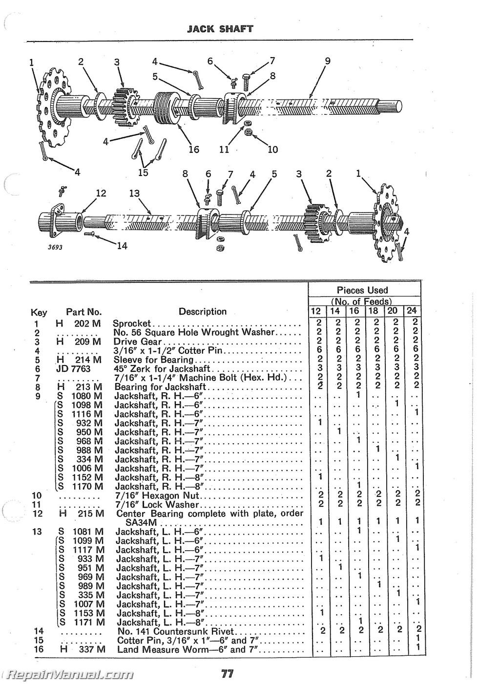 John Deere Van Brunt Model B Grain Drill Operators Manual ... wheel loader wiring diagrams 