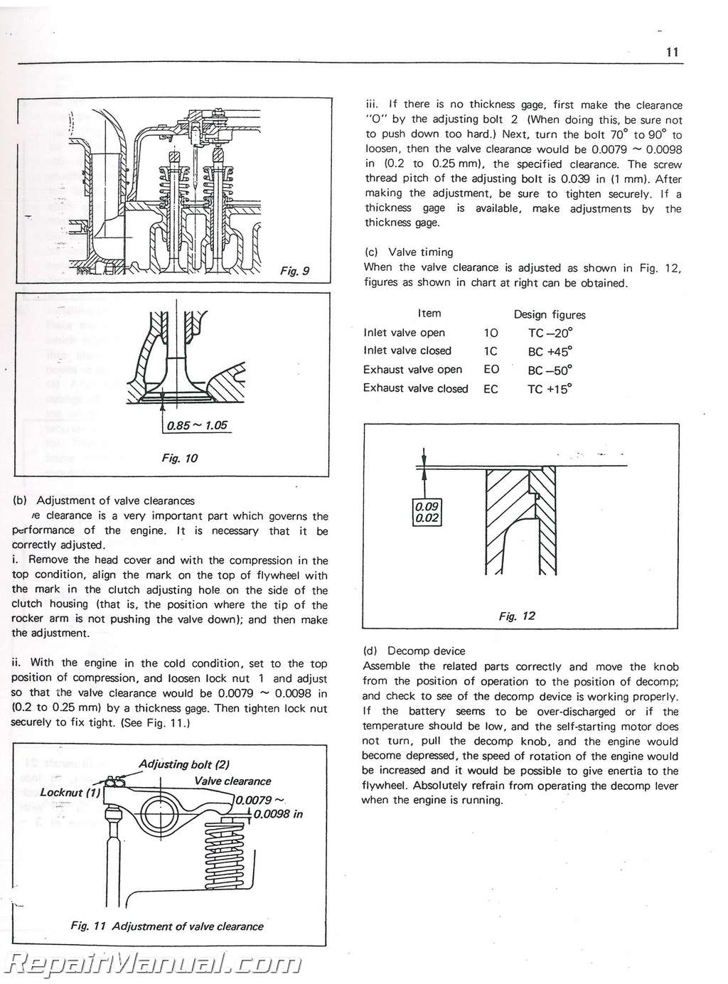 Kubota Maintenance Chart