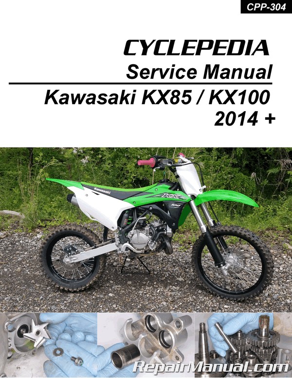 newness hurtig Helligdom Kawasaki KX85 KX100 Cyclepedia Printed Motorcycle Service Manual