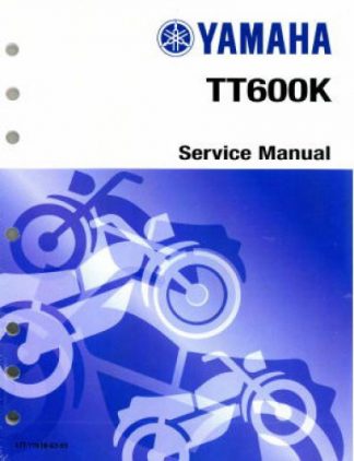 Official 1983-1984 Yamaha TT600L Factory Service Manual