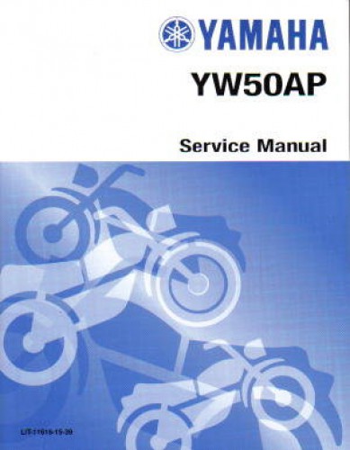 Official 2002-2004 Yamaha YW50 Zuma Factory Service Manual
