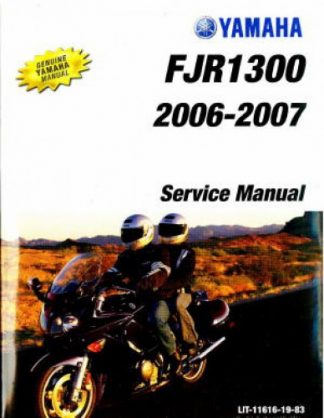 Official 2006-2007 Yamaha FJR1300 Factory Service Manual