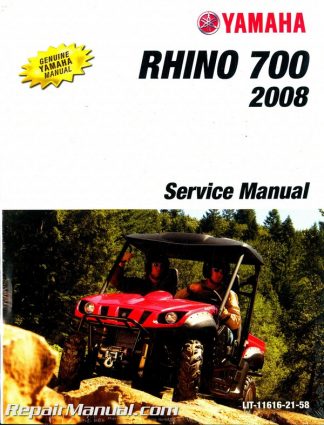 Official 2008 Yamaha YXR700 Rhino Side X Side Factory Service Manual