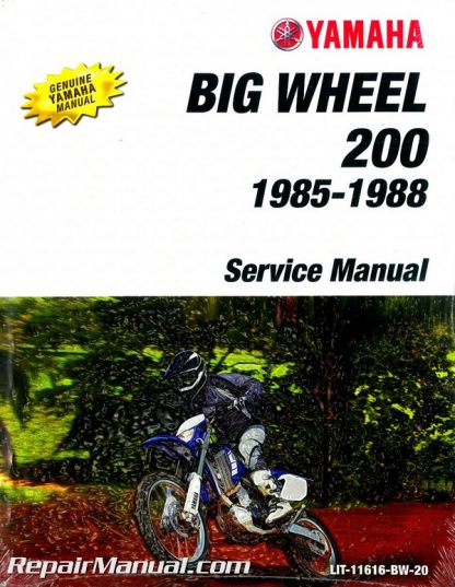 Official 1985-1988 Yamaha BW200 Big Wheel Factory Service Manual
