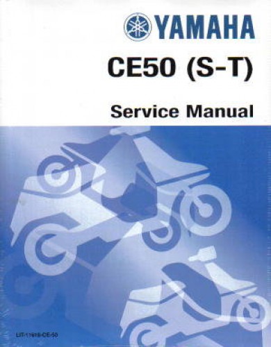 Official 1986-1992 Yamaha CE50 CG50 Factory Service Manual