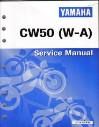 Official 1989-1998 Yamaha CW50 Factory Service Manual