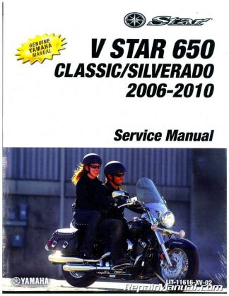 Official 2006-2010 Yamaha XVS650 V-Star Classic Factory Service Manual