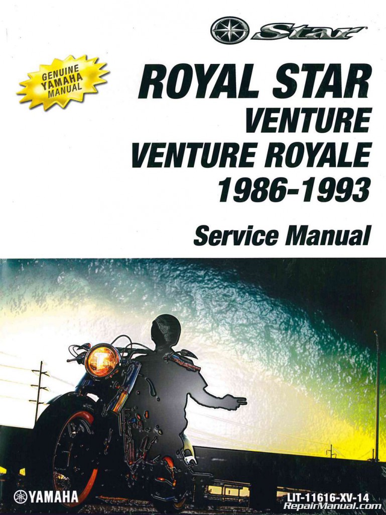 XVZ1300 Venture Yamaha Motorcycle Service Manual 1986-1993