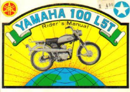Official Yamaha L5T Trailmaster 100 Owners Manual