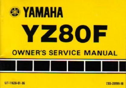 Official 1979 Yamaha YZ80F Owners Manual