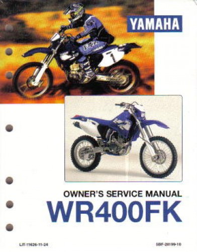 1998-1999 Yamaha WR400 Motorcycle Service Manual