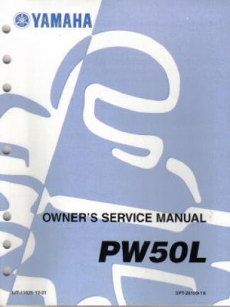 Official 1999 Yamaha PW50L Y-Zinger Factory Service Manual