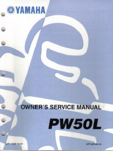 Official 1999 Yamaha PW50L Y-Zinger Factory Service Manual