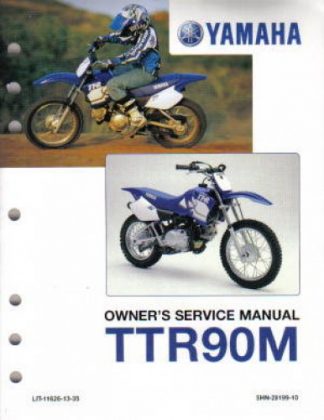 Official 2000 Yamaha TT90R Factory Owners Service Manual