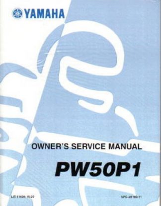 Official 2002 Yamaha PW50P1Motorcycle Owners Service Manual