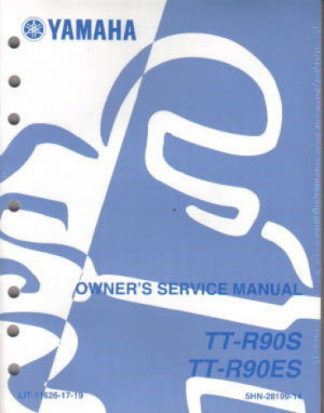 Official 2004 Yamaha TT-R90 Factory Service Manual