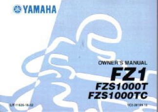 Official 2005 Yamaha FZ-1 Motorcycle Factory Owners Manual