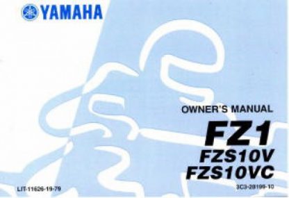 Official 2006 Yamaha FZ-1Motorcycle Owners Manual