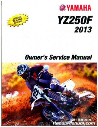 2013 Yamaha YZ250F Motorcycle Owners Service Manual