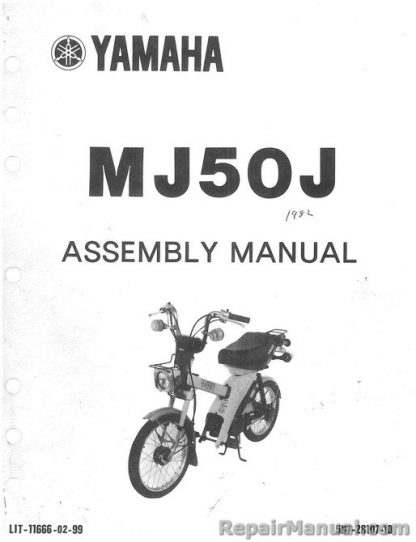 1982 Yamaha MJ50J Assembly Manual
