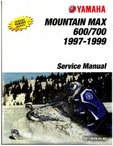 Official 1997-1999 Yamaha Mountain Max V Max And Venture Snowmobile Factory Service Manual