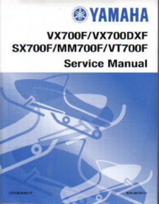 Official 2001 Yamaha VX700F VX700DXF SX700F MM700F VT700F Snowmobile Factory Service Manual