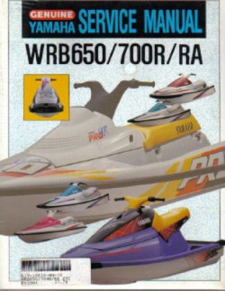 Official 1993 Yamaha WRB650 700R RA Factory Service Manual