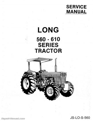New genuine original Long 510 510 DTC tractor operators operation owners manual