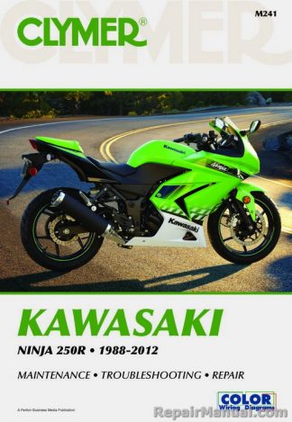 Clymer Kawasaki Ninja 250R 1988 - 2012 Maintenance Troubleshooting Repair Manual