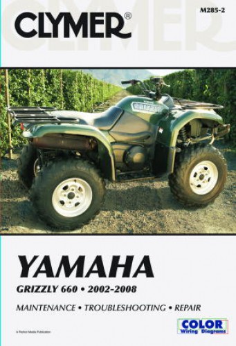 Yamaha 660 Grizzly Repair Manual 2002-2008 by Clymer