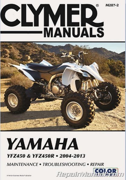YFZ450 Repair Manual Yamaha 2004-2013 Clymer