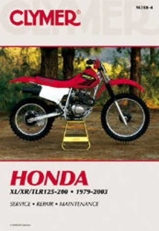 1979-2003 Honda XL XR TLR125-200 Repair Manual by Clymer