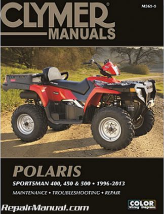 Clymer Polaris Sportsman Xplorer ATV 1996 - 2013 Repair Manual
