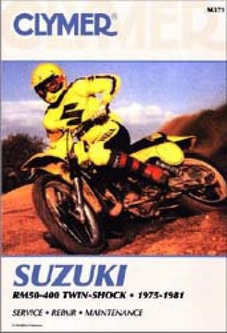 Suzuki RM50-400 Twin Shock Repair Manual 1975-1981 Clymer