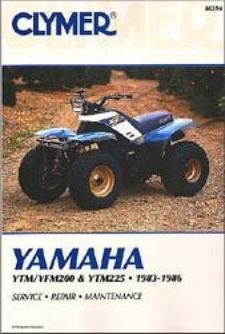 Clymer Yamaha YTM200 YTM225 YFM200 YFM225 1983-1986 Repair Manual