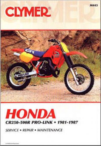 Clymer Honda CR250R-500R Pro-Link 1981-1987 Repair Manual