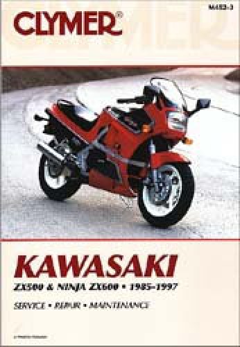 1985-1997 Kawasaki ZX500 Ninja ZX600 Repair Manual by Clymer