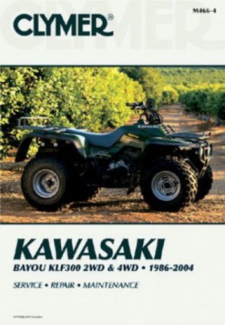 1986-2004 Kawasaki KLF300 Bayou Repair Manual by Clymer