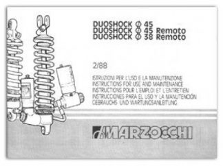 Official KTM Marzocchi Duoshock 45 38 Remoto Shock Instruction Manual