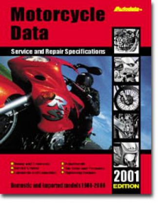 Autodata Motorcycle Repair and Service Specifications Manual 2001
