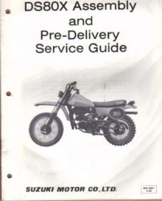 Used Official 1981 Suzuki DS80X Assembly Manual
