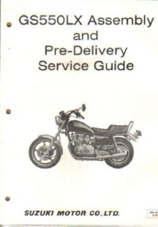 1981 Suzuki GS550LX Assembly Manual