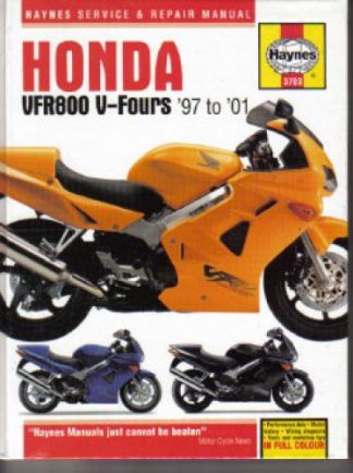 Haynes Honda VFR800 V-Fours 1997-2001 Repair Manual