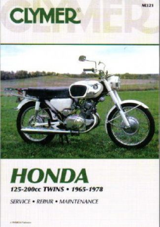 Clymer Honda 125-200cc Twins 1964-1978 Repair Manual