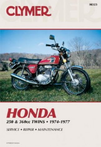 1974-1977 Honda CB250 CJ250T CB360 CL360 CJ360T CB360G Clymer Repair Manual