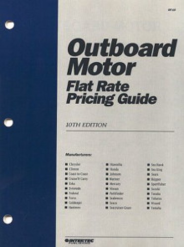 Marine Outboard Motor Flat Rate Labor Manual & Pricing Guide - OF 10t