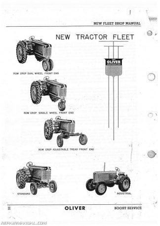 NEW  FREE SHIPPING Oliver Model 70 Tractor Service Manual 