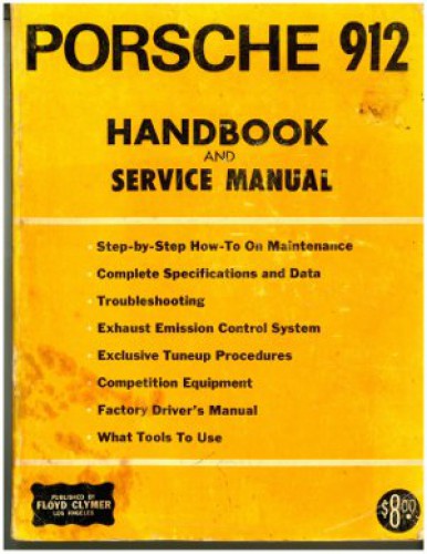 1969 Porsche 912 Owners Handbook and Service Manual